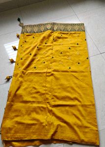 Elegant Yellow Saree