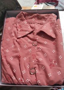 Beautiful Frok Look Printed Top
