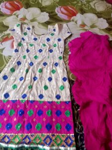 pure cotton partywear suit