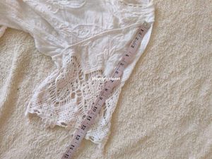 White Lace Crochet Top