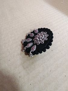 Boho Chic Silver Tone Brooch