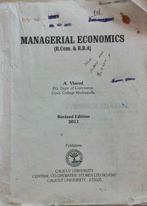 Managerial Economics Book