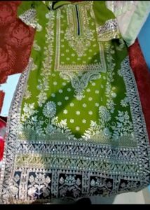 NEW HEAVY FAUX GEORGETTE PAKISTANI SUIT XXL Size