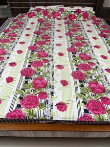 Floral Print single bed bedsheet with pillow