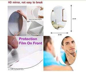 Round Sticker Mirror New Wdt Tag