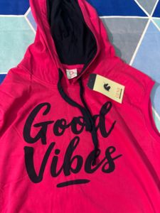 Pink Good Vibes Hoodie