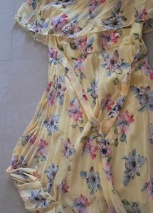 Floral Yellow Dress