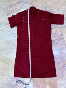 Elegant Maroon Kurta