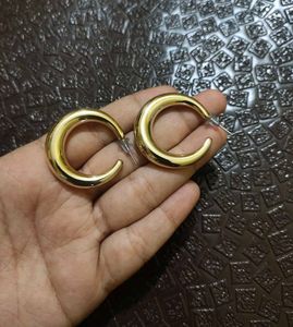Trendy Golden Hoops