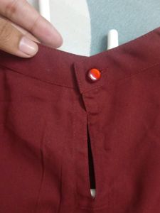 RED WINE COLOUR NEW TUNIC