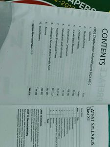 CBSE Class XII Chemistry Solved Papers