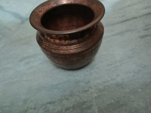 Antique Copper Pot Pooja Lota Gadvi