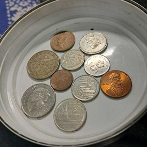 10Coins Of 10Foreign Countrie