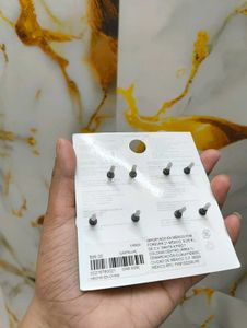 Forever 21 Silver Stud Earring Set