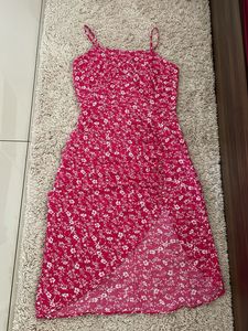 Women Floral Ruched Dress