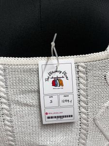 White Embroidered Top