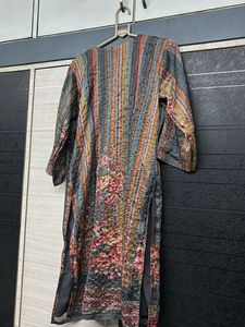 Elegant Floral Print Kurti