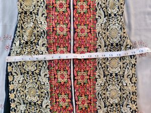 Fully Embroided Front Slit Kurta