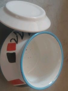 Funky Ceramic Bowl with Lid