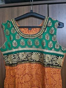 Sleeveless Anarkali