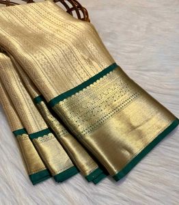 New Without Tag- Soft Banarasi Tissue Silk Saree