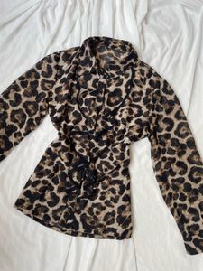 y2k frill shirt