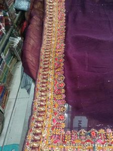 Elegant Purple Saree