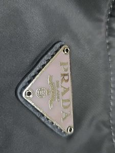 Prada Nylon &amp; Leather Handbag