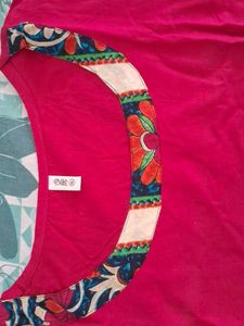 Pink Floral Print Tunic