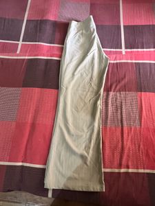 Beige Lined Trousers On Trend And  Sale T