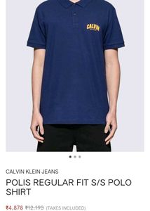CALVIN KLEIN Men&#39;s Blue Tshirt
