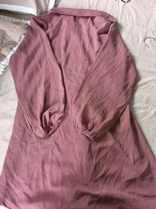 Embroidered Rose Button-Down