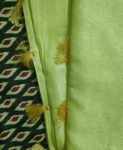 Jute Cotton Saree with Stitched Blouse