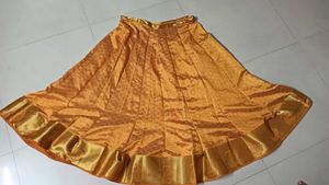 Golden Ethnic Skirt