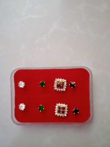 EMERALD LOOK 4 set studs