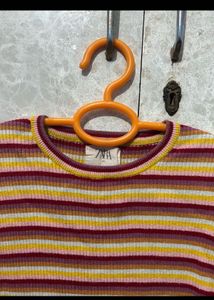Zara Striped Sleeveless Top