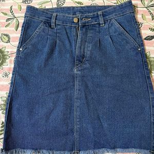 Denim Mini Skirt