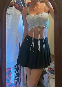 PRICE DROP!!Ribbed Drawstring Tank