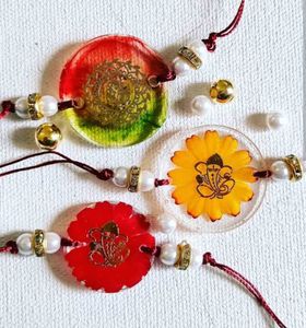 Customised Handmade Resin Rakhi Available Now....