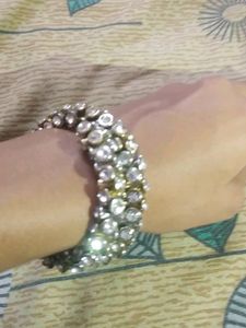 Silver stone Bracelet