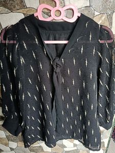 Formal Black Top For Office Use