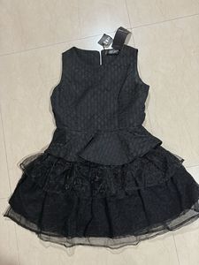 Black Tiered Party Dress