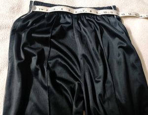 Black Track Pants 30-32" waist