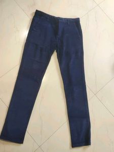 Navy Blue Casual Pants