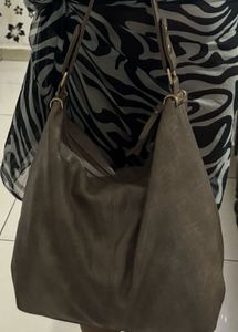 Taupe Hobo Bag