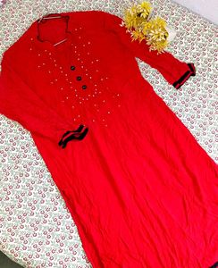 ❤️ Red Stylish Kurti ❤️