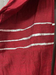 varanga  Elegant Red silk Kurta for medium