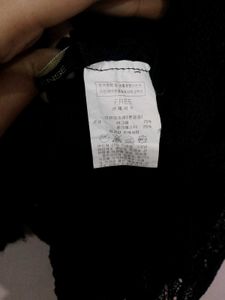 korean Crochet black top