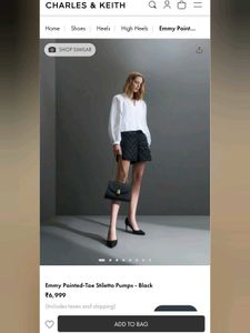 Charles &amp; Keith Women Black