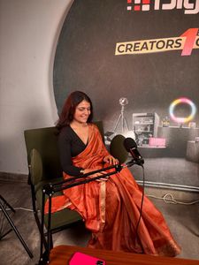 Elegant Orange Silk Saree